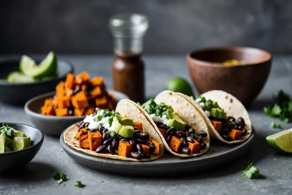 Sweet Potato and Black Bean Tacos (Gluten-Free and Plant-Based)