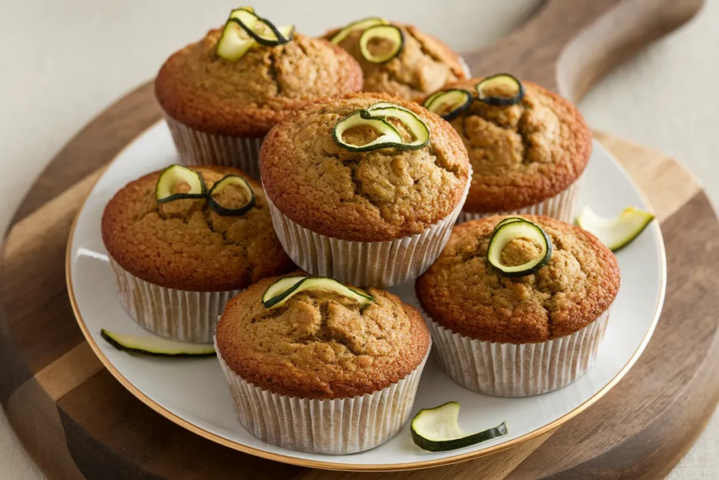 Gluten free zucchini muffins