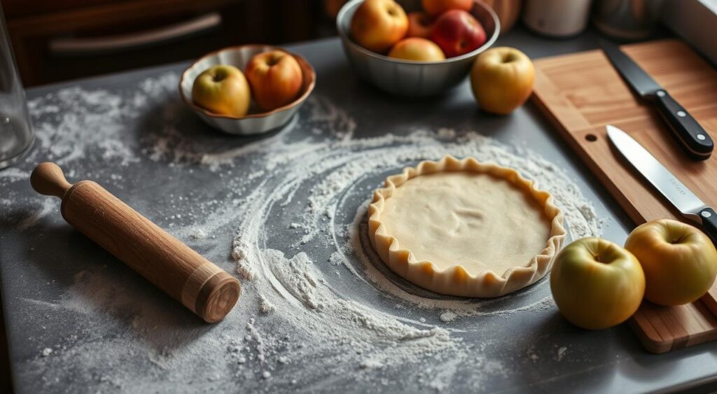 baking apple tart crust