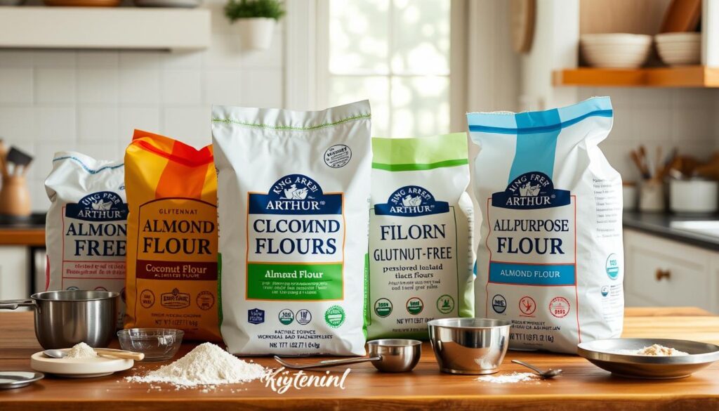 different king arthur gluten free flours