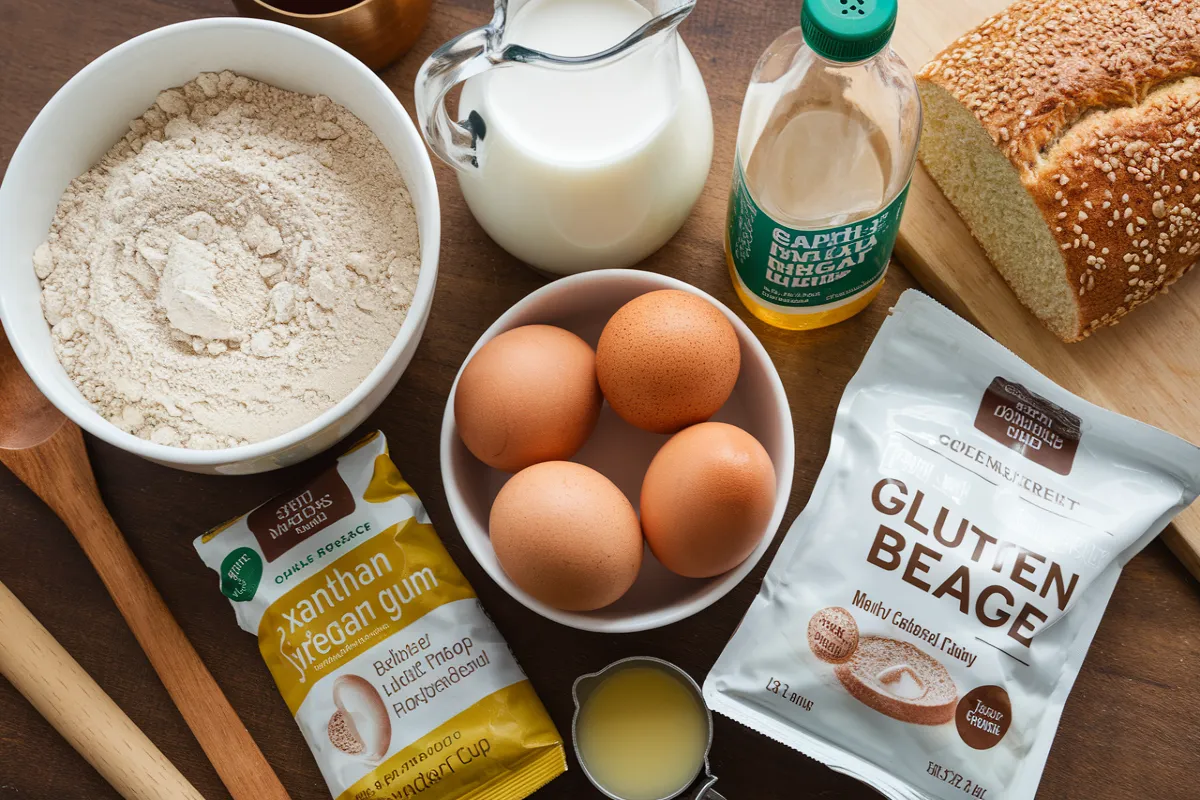 Ingredients for Delicious Gluten Free Bagels