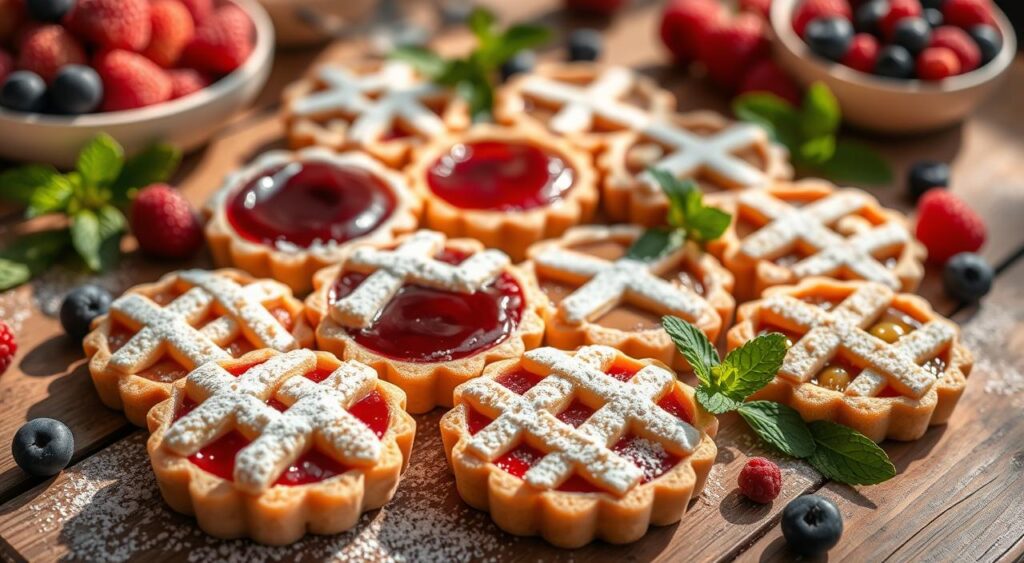 linzer cookie variations