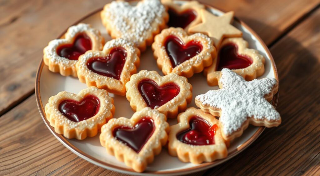 linzer tart cookies